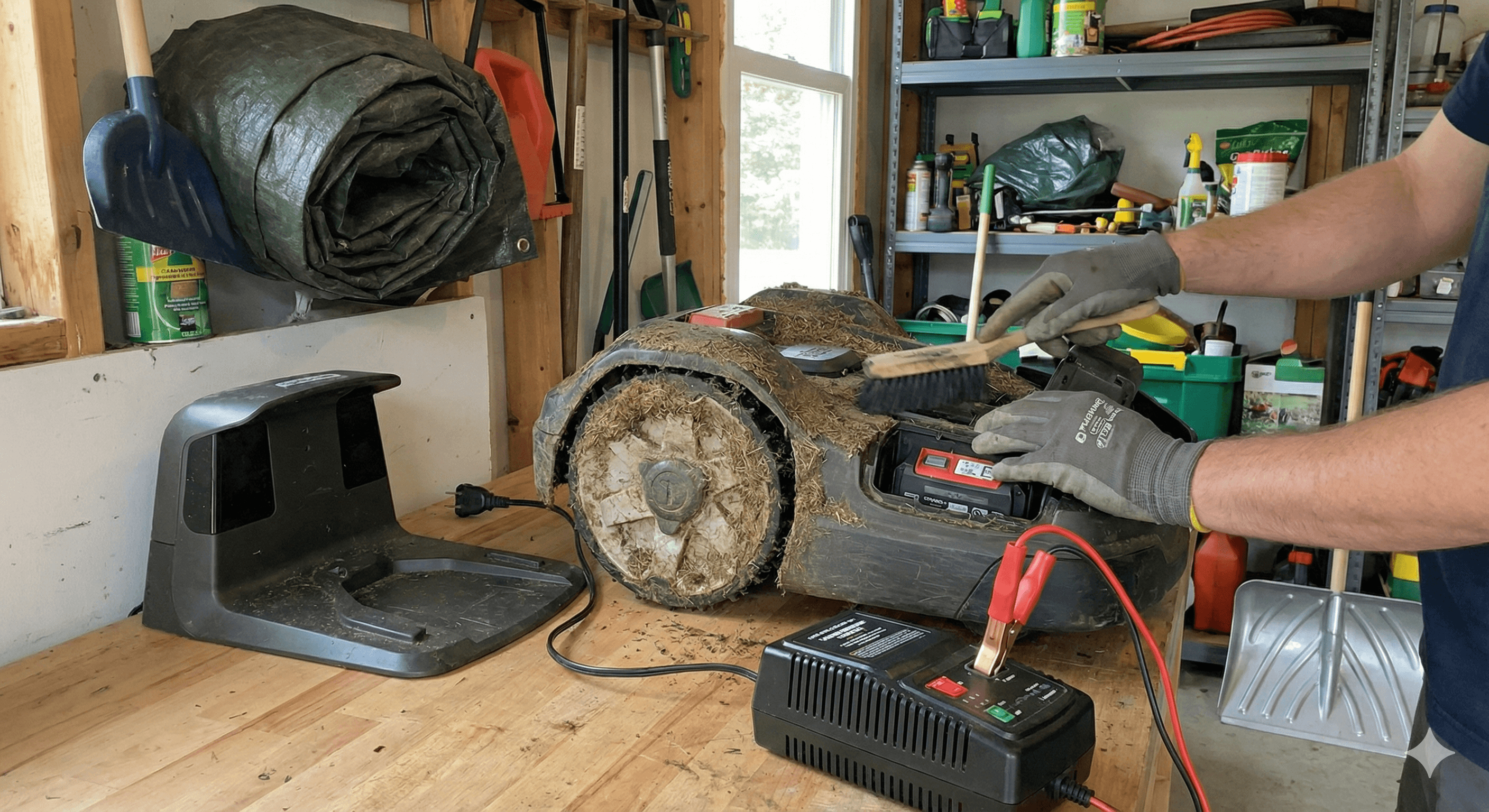 Robot Mower Winterization: The Guide to Save Your Battery